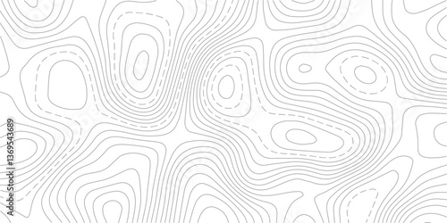 Abstract Transparent PNG Topographic Map Featuring Graceful Wavy Line Patterns on a Minimal White Background, Ideal for Creative and Contemporary Design Projects with Geospatial Focus"

