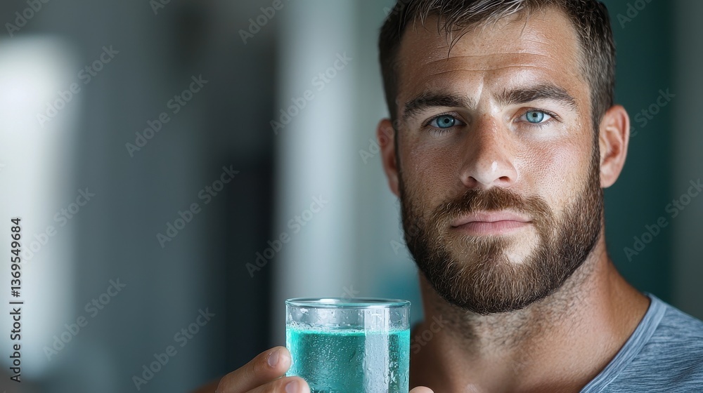 Serious Thoughtful Handsome Caucasian Man with Beard Contemplating or Concentrating Intensely in Moody Studio Lighting for Professional Photography or Portrait Image Serious Thoughtful Handsome Caucasian Man with Beard Contemplating or Concentrating Intensely in Moody Studio Lighting for Professional Photography or Portrait Image