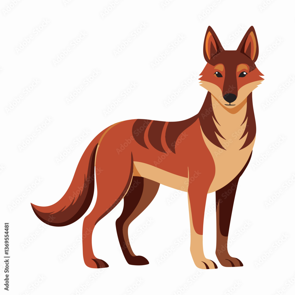 Obraz premium Dingo vector and illustration art.