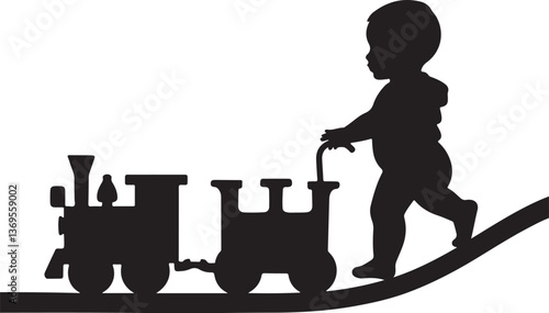 baby playing silhouette, baby silhouette, child playing clipart, toddler silhouette, baby crawling silhouette, infant silhouette, kids silhouette, baby vector design, baby playtime art, baby digital d