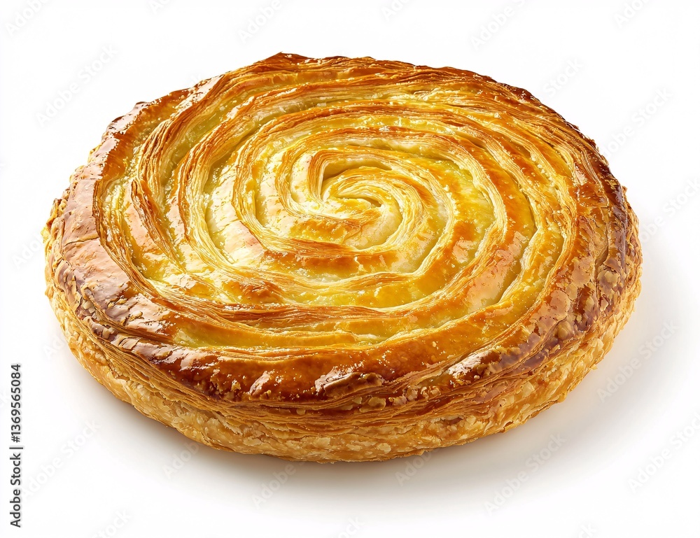 Fototapeta premium Fresh homemade pain au raisins 