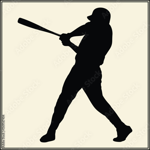 Baseball Silhouette, Sports Icon