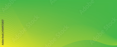 abstract green background with wavy lines