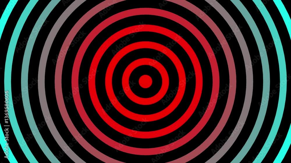Circular wave-shaped moving background or radar in physics. loop background animation. Circular wave-shaped moving background or radar in physics. loop background animation.