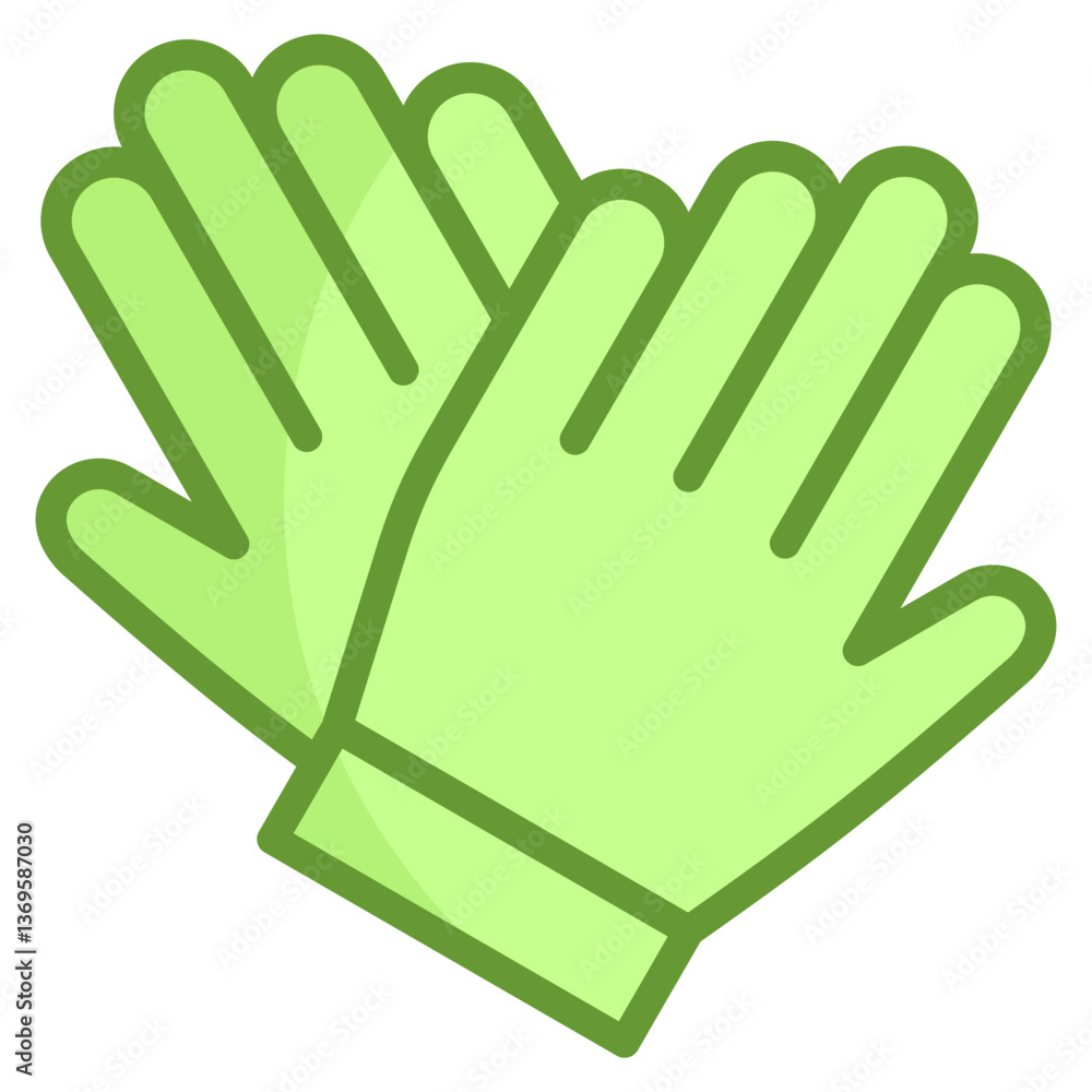 Work Gloves Icon Work Gloves Icon