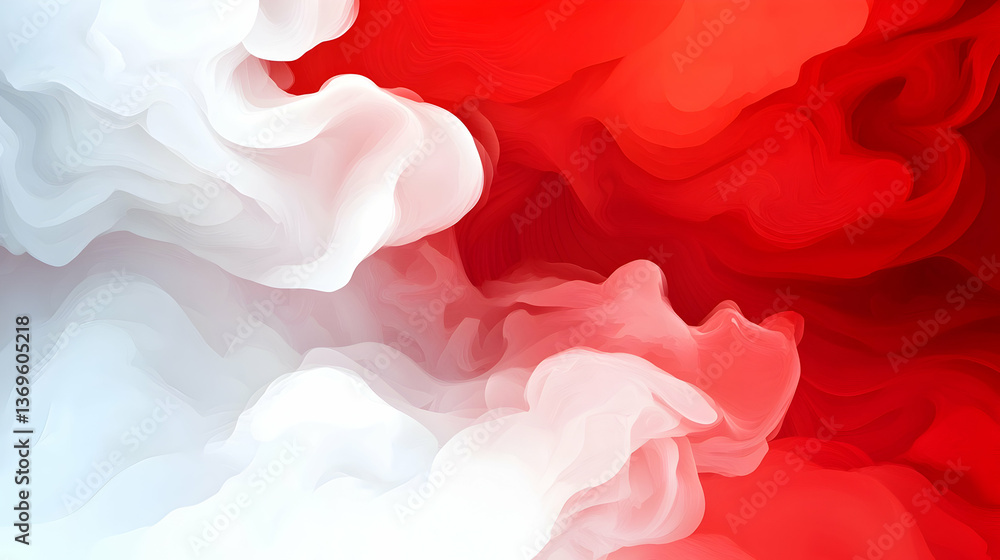 Abstract Red and White Grainy Texture Background Abstract Red and White Grainy Texture Background