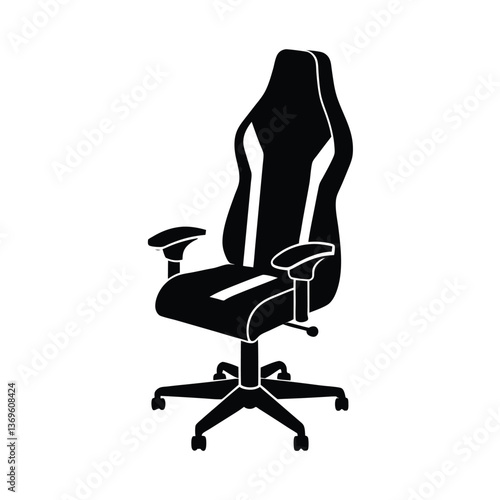 black office chair