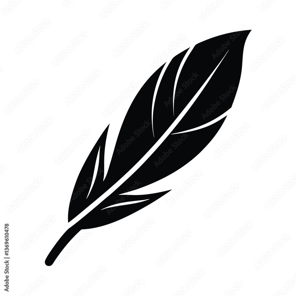 Obraz premium vector illustration of feather
