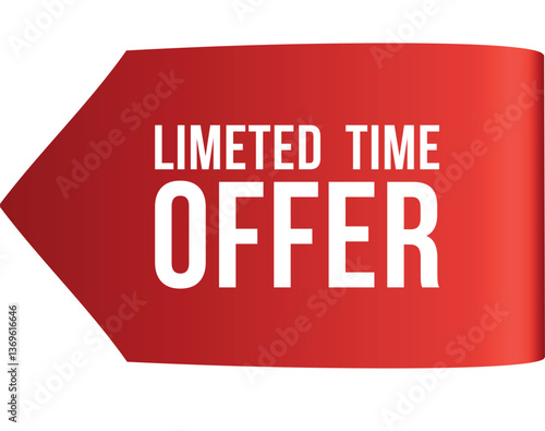 Promotional sign highlighting a limited time offer for special discounts on various products