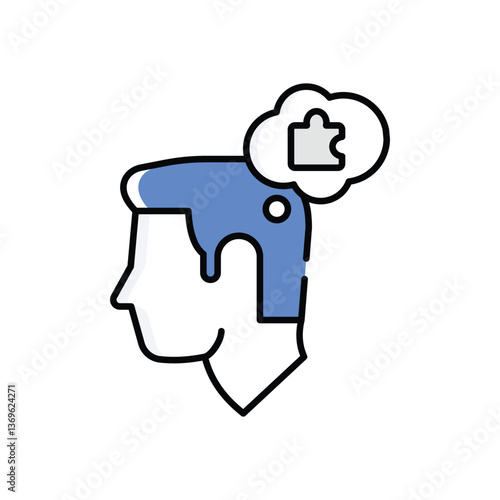 Self Discipline Vector icon