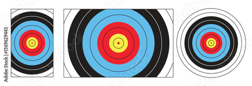 Background bulls eye unique design abstract