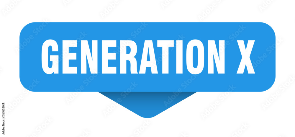 generation x sticker. generation x sign on transparent background generation x sticker. generation x sign on transparent background