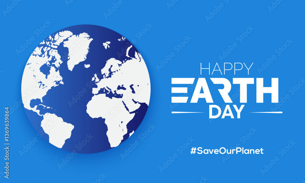 Earth Day. April month Climate change and nature Awareness Concept. Vector Template. Earth Day. April month Climate change and nature Awareness Concept. Vector Template.