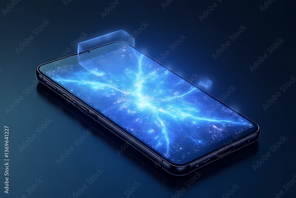 Innovative smartphone technology showcase virtual environment digital art futuristic concept Innovative smartphone technology showcase virtual environment digital art futuristic concept