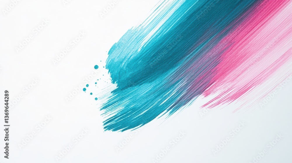 Obraz premium Bold pencil strokes create dynamic lines of color against a clean white background showcasing creativity and artistry