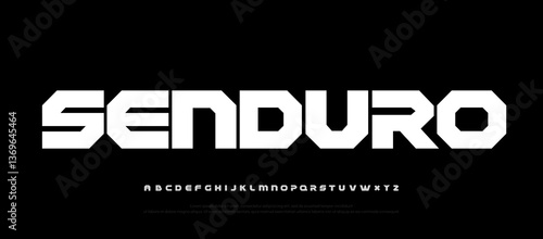 Modern Sport Future Logo Alphabet Font and Number. Typography abstract italic bold fonts technology, sport, movie brand logos. vector illustration