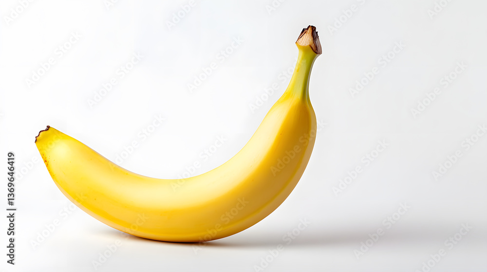 Sliced banana isolated on white background highlighting its creamy texture and rich flavor Sliced banana isolated on white background highlighting its creamy texture and rich flavor