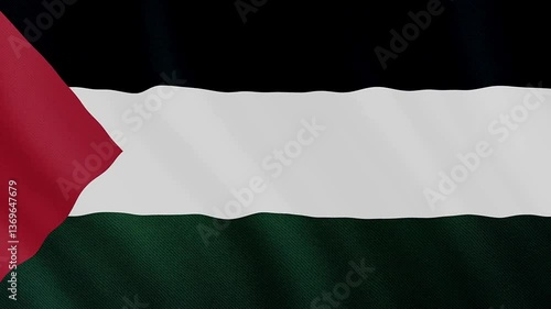 waving flag of united arab emirates