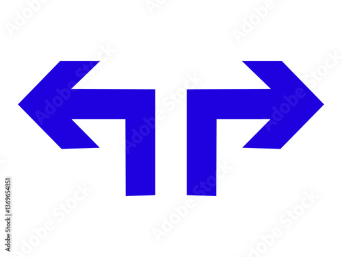 Free Download left right bend arrows - GFXLoad