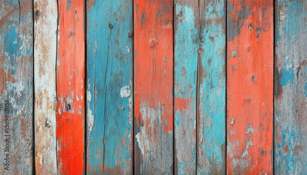 Colorful blaack wooden background with peeling paint, close-up. Old vintage texture of wood planks for design and decoration.
