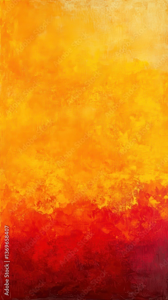 Obraz premium Dynamic gradient of fiery red and orange hues creating a vibrant backdrop