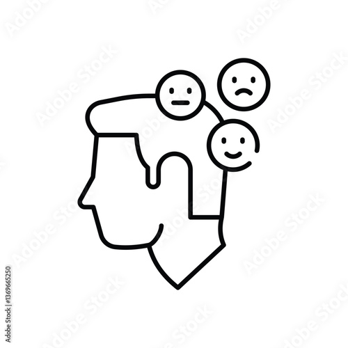 Emotional Intelligence Vector icon
