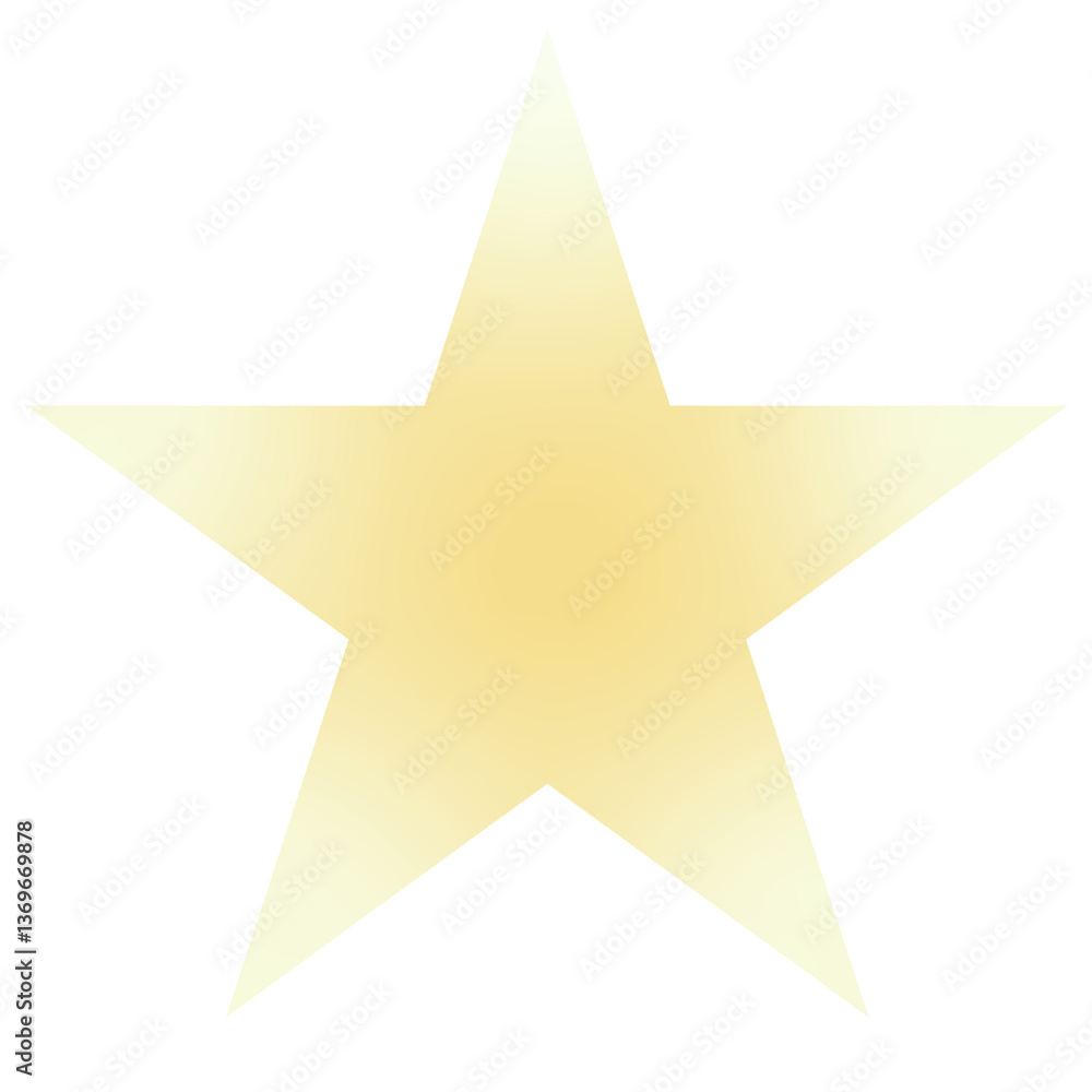 Obraz premium Gradient star