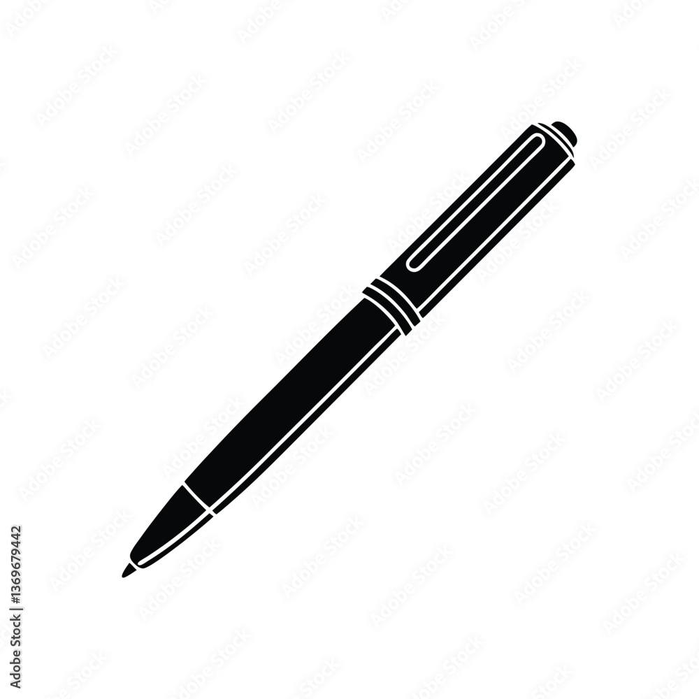Pen isolated on a white background Pen isolated on a white background