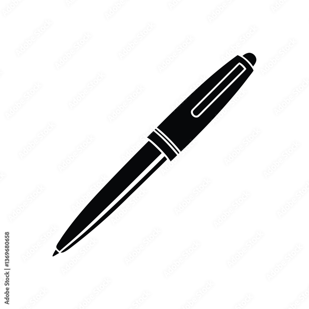 Pen isolated on a white background Pen isolated on a white background