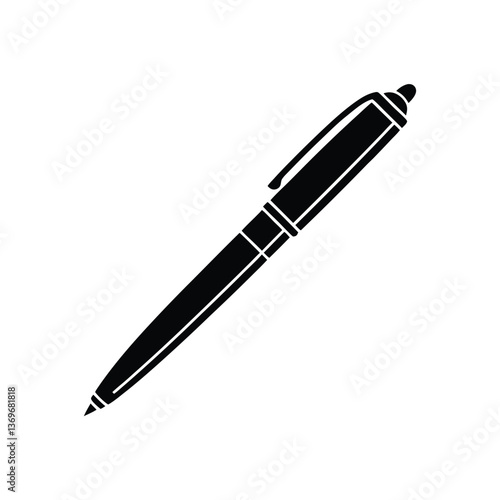 Pen isolated on a white background