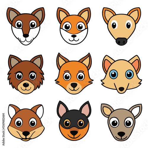 A diverse Vector set Illustrator Artwork Design