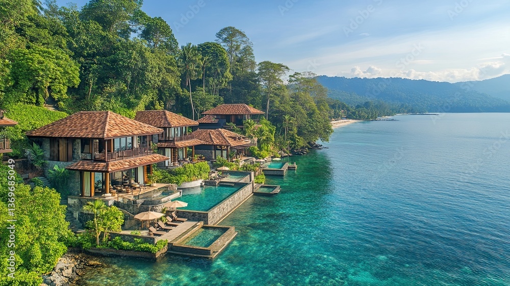 Island Resorts with Exotic Villas, Pools, and Beautiful Beachfront Views Island Resorts with Exotic Villas, Pools, and Beautiful Beachfront Views
