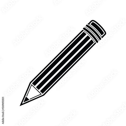 pencil isolated on a white background