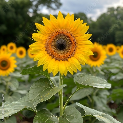 Sunflower Field Bloom