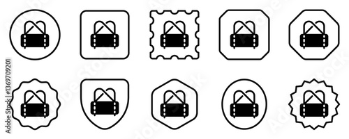 Editable duffel bag, gym bag vector icon. Part of a big icon set family. Perfect for web and app interfaces, presentations, infographics, etc