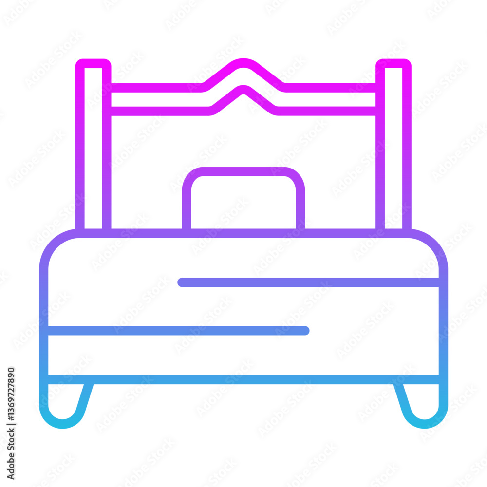 Single Bed Icon Single Bed Icon