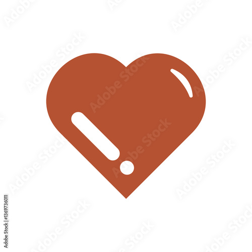 Red Heart Vector Illustration