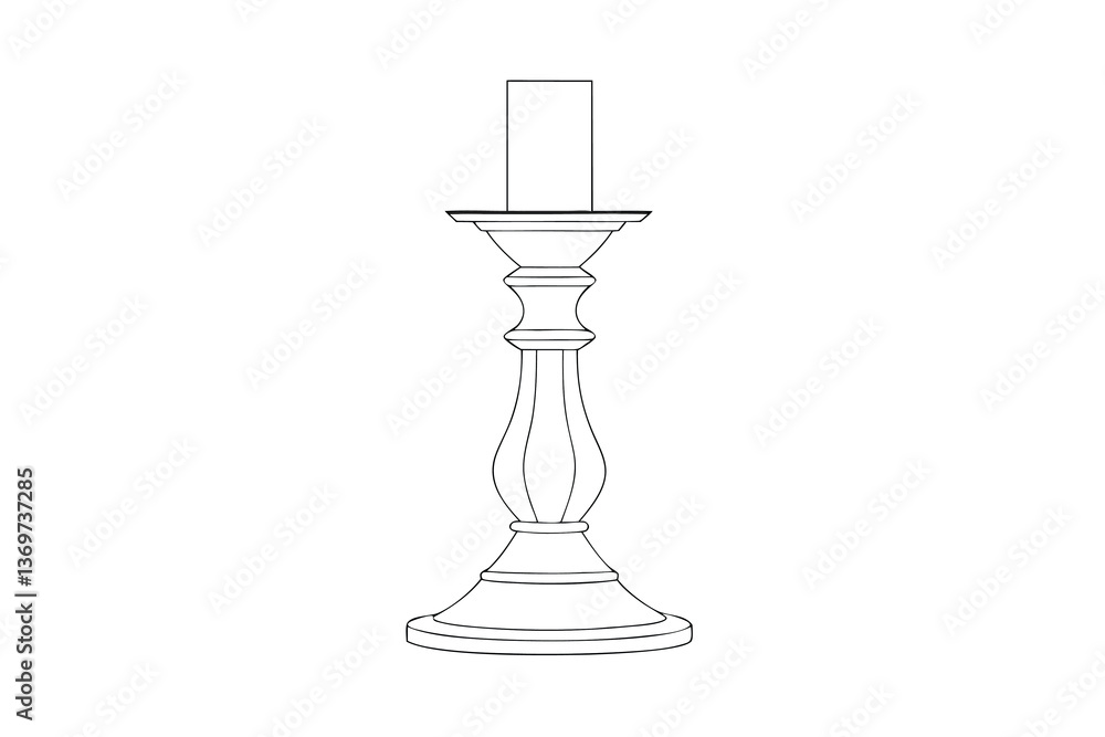 Elegant Candle Holder Design Classic, Ornate, Tall, Candle, Stand, Home Decor, Vintage, Style, Metal Elegant Candle Holder Design Classic, Ornate, Tall, Candle, Stand, Home Decor, Vintage, Style, Metal