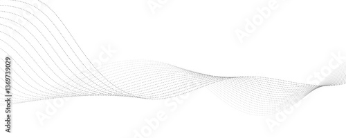 abstract dotted grey wave background