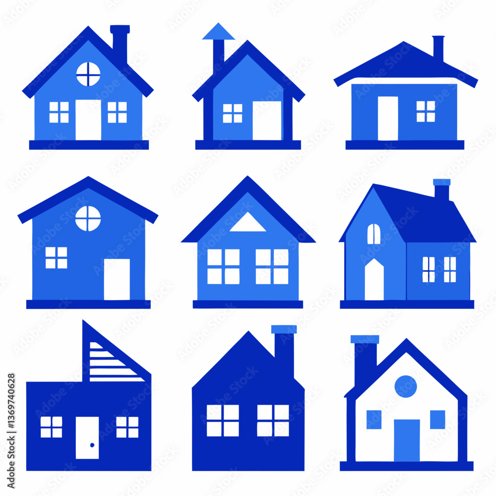house icons set house icons set