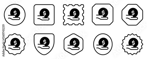 Editable donation hand gesture vector icon. Part of a big icon set family. Perfect for web and app interfaces, presentations, infographics, etc