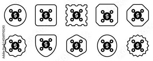 Editable money, budget vector icon. Part of a big icon set family. Perfect for web and app interfaces, presentations, infographics, etc