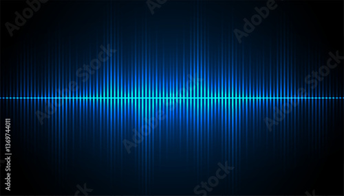 glowing musical tune equalizer background for entertainment