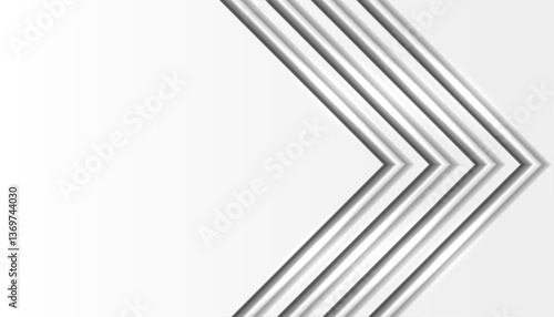 3d stainless steel pipe background with empty space