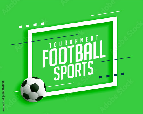 soccer or football sports tournament background design