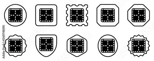 Editable top border vector icon. Part of a big icon set family. Perfect for web and app interfaces, presentations, infographics, etc