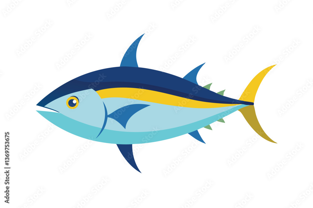 Fototapeta premium fish on a white background