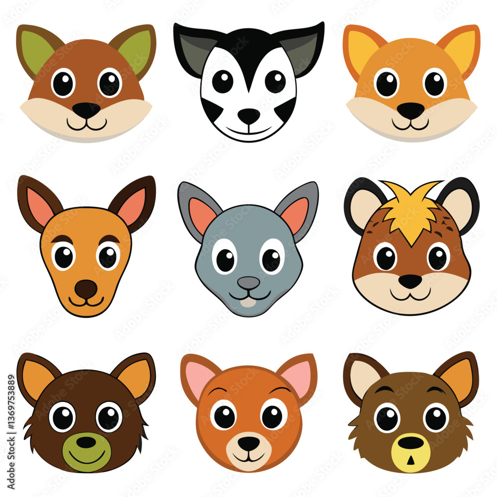 Fototapeta premium A diverse Vector set Illustrator Artwork Design 