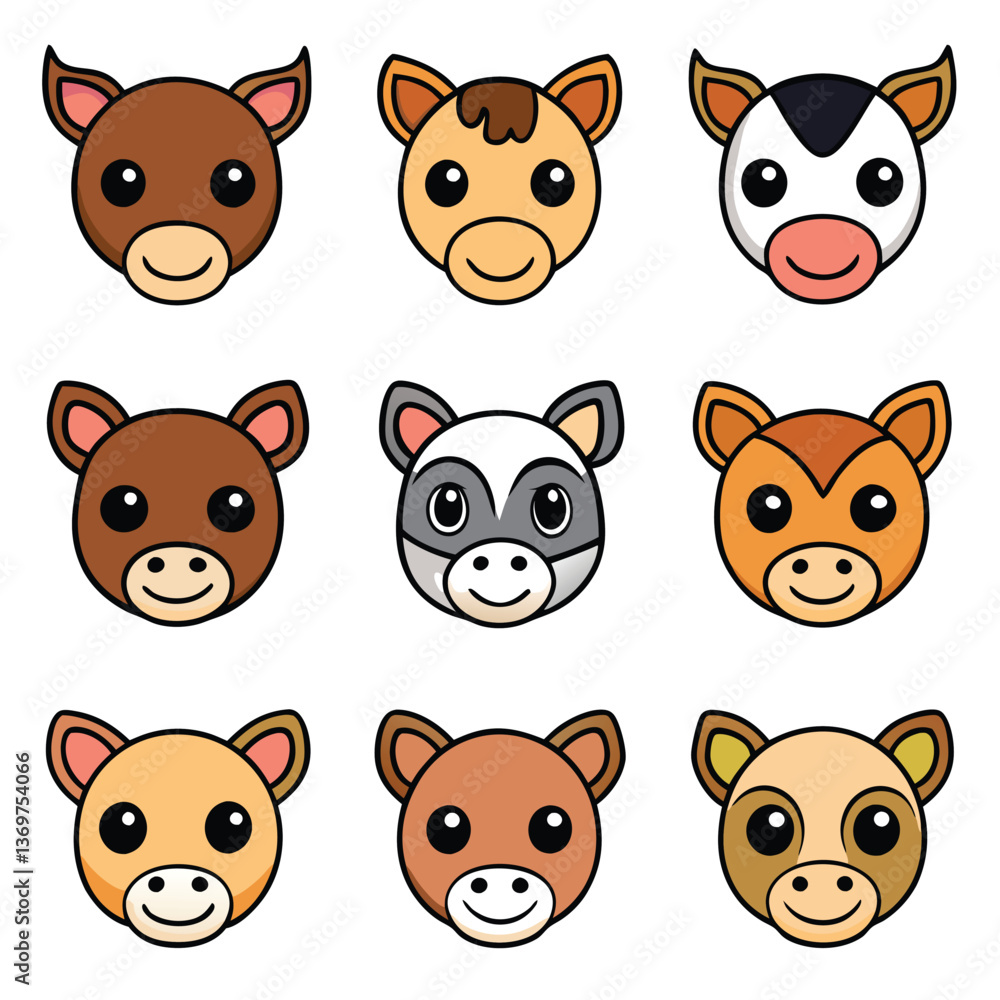Fototapeta premium A diverse Vector set Illustrator Artwork Design 