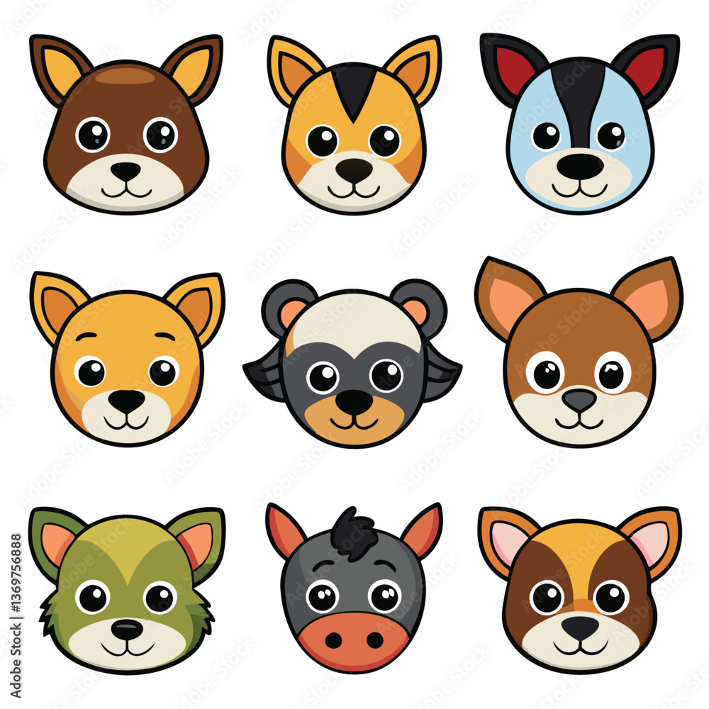 Fototapeta premium A diverse Vector set Illustrator Artwork Design